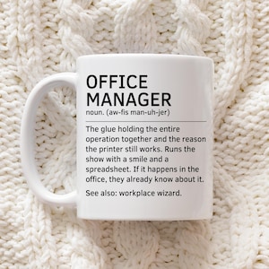Office Manager Mug – Funny Workplace Hero Gift