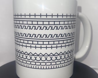Hidden Swear Word Coffee Mug, Sarcastic Reverse Text, Funny Gag Gift