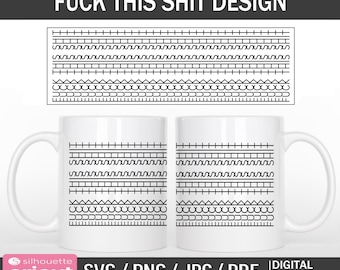 Funny Sweary Mug Design | Sassy Sublimation, PNG SVG (Digital Download)