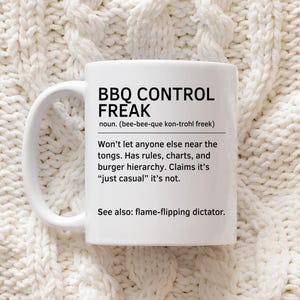 BBQ Control Freak Tasse - Lustiges Grillmeister Geschenk