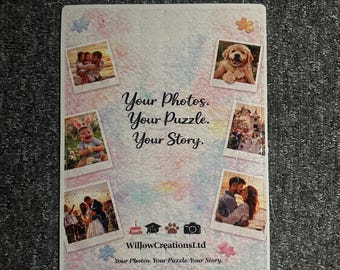 Personalised Photo Jigsaw Puzzle – Custom Picture Puzzle Gift in Multiple Shapes