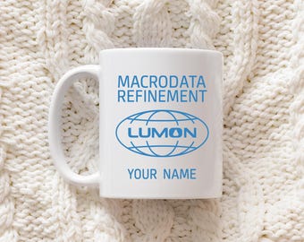 Lumon Macrodata Refinement Mug – Personalised Sci-Fi Work Mug, Severance-Inspired Gift