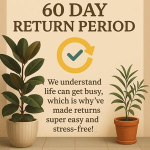 a picture of a sign that says 60 day return period