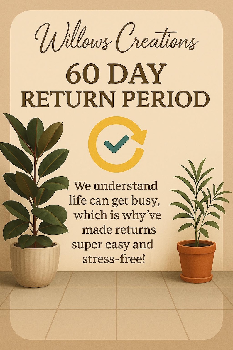 a picture of a sign that says 60 day return period