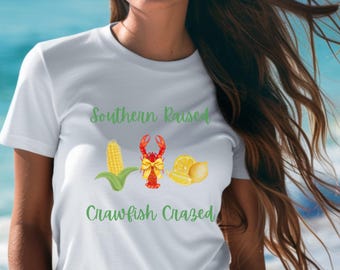 Southern Crawfish Boil PNG: Corn, Lemon, Spice Design (Digital Download)