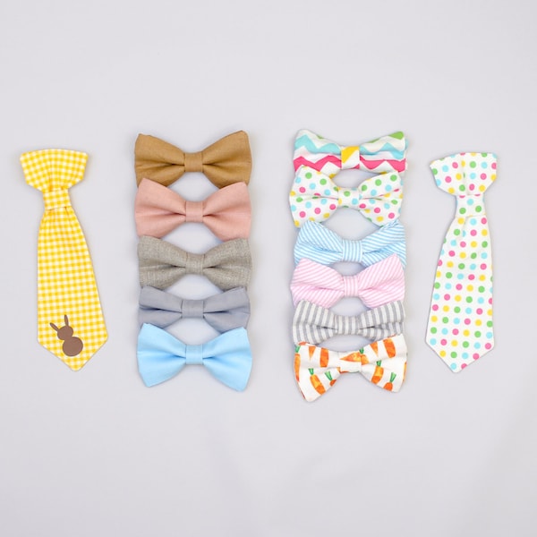 Extra EASTER baby tie. Cuddle Sleep Dream snap on tie, not a standalone bowtie or necktie. Newborn, baby, infant, toddler boys. Bow Tie