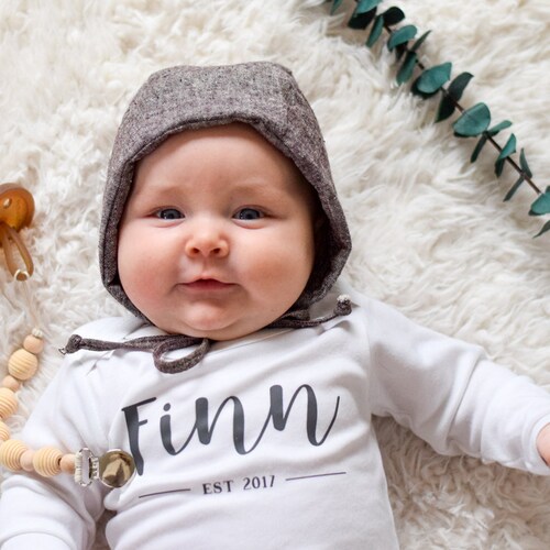 Baby Boy Coming Home Outfit Newborn Boy Monogrammed Gown and Etsy