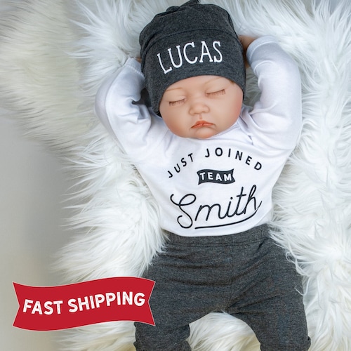 Baby Boy Coming Home Outfit 03months Baby Boy Clothes 0 to 3 Etsy