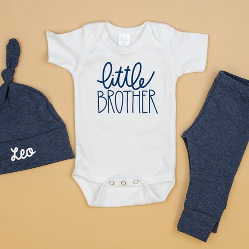 Big Brother Little Brother Outfit Baby Boy Coming Home Etsy