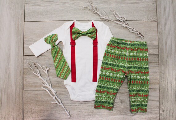 18-24 Mt Akaddy Baby Boy Girl Langh/ülse Spielanzug 2 st/ücke Weihnachten Kleidung Sets Hosen