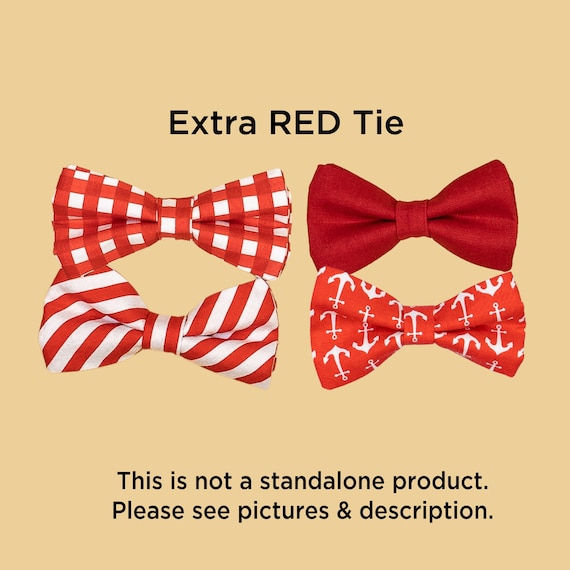 Extra RED baby tie. Cuddle Sleep Dream snap on tie, not a standalone bowtie or necktie. Newborn, baby, infant, toddler boys. Bow Tie Il_570xn
