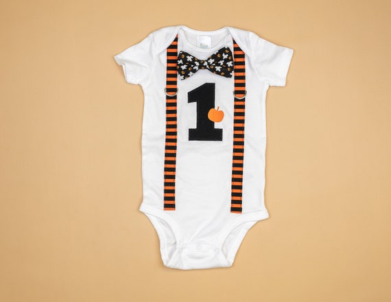 pumpkin first birthday outfit boy