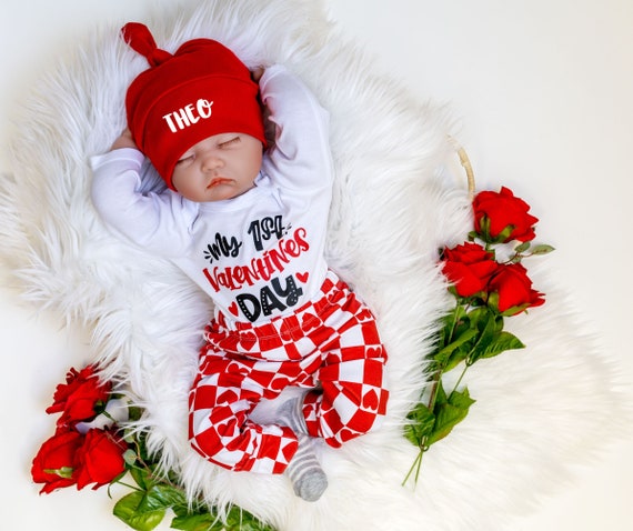 Valentines outfit for baby clearance boy