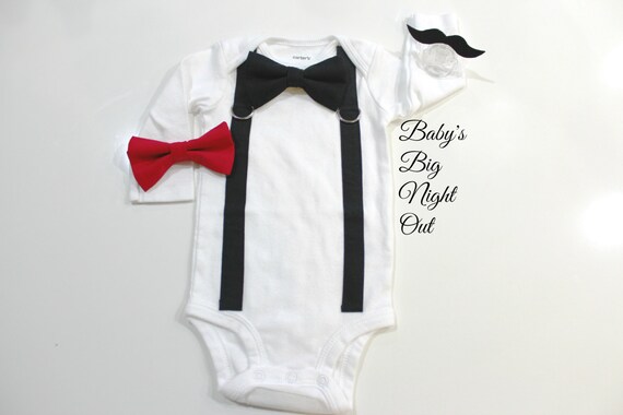 Items similar to Baby Tuxedo. New Years Baby. Baby Ring Bearer Outfit ...