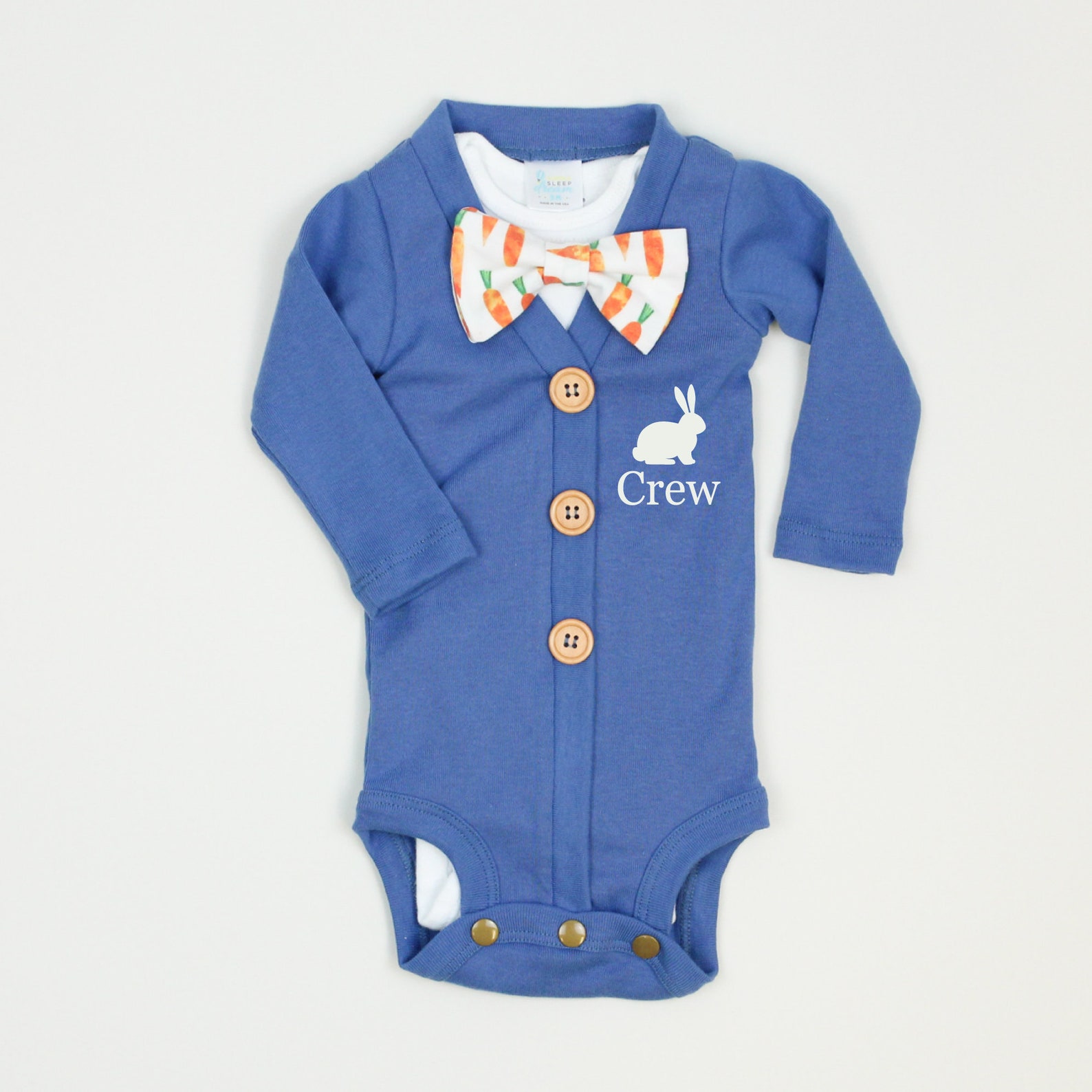 Personalized Baby Boy Easter Outfit. Bunny Tail Pants. Blue Etsy