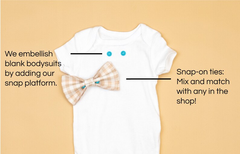 TROPICAL Bow Tie Bodysuit. Baby Ties. Baby Bowties. Baby Boy Etsy