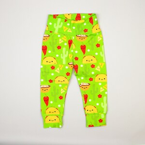 Taco Leggings. Fiesta Leggings. Baby Boy leggings, baby girl leggings, unisex leggings. Hipster tacos
