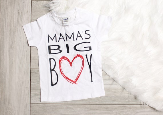 Mama's BIG Boy Tshirt. Mother's Day Shirt. Mom Son Matching. Baby or Toddler. Family Matching. Mom of Boy Shirt. 2t 3t 4t 5t. Il_570xn