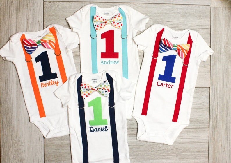 personalized rainbow birthday outfit