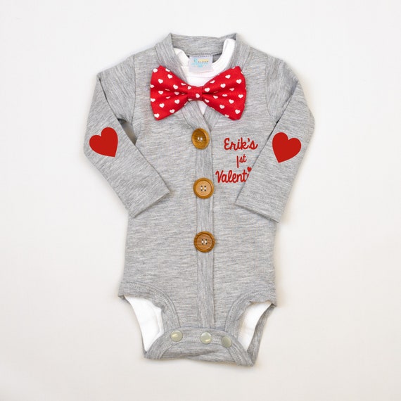 baby boy cardigan with elbow patches