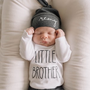 Little Brother Coming Home Outfit Winter Baby Boy Coming Home - Etsy