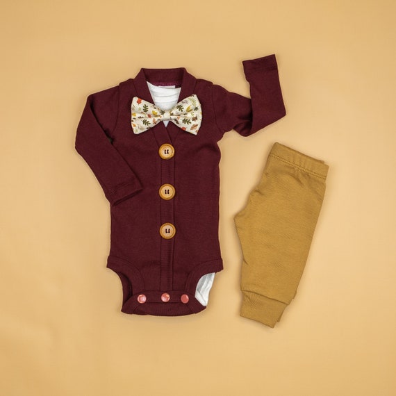 baby burgundy cardigan