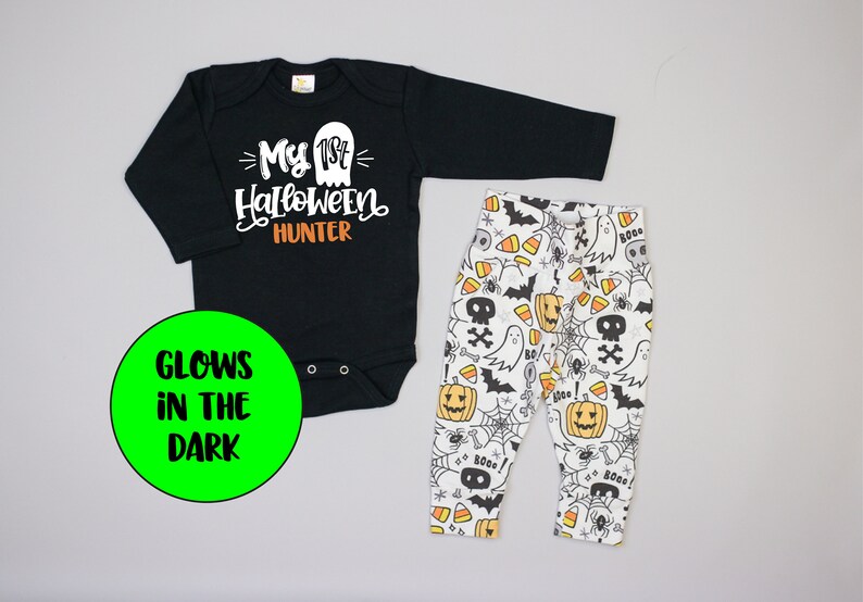Baby Boy First Halloween Outfit Personalized My 1st Etsy
