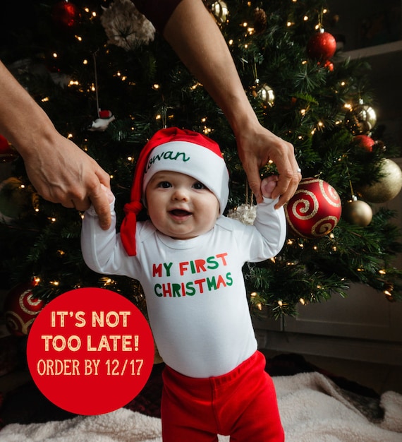 baby's 1st christmas outfit