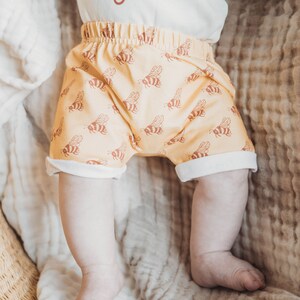 Baby Boy Shorts, Toddler Boy Shorts, Summer Clothes, Shorties for boys, Newborn, Infant, Tropical, Sunshine, Bees, Donut, Waves, Octopus image 8