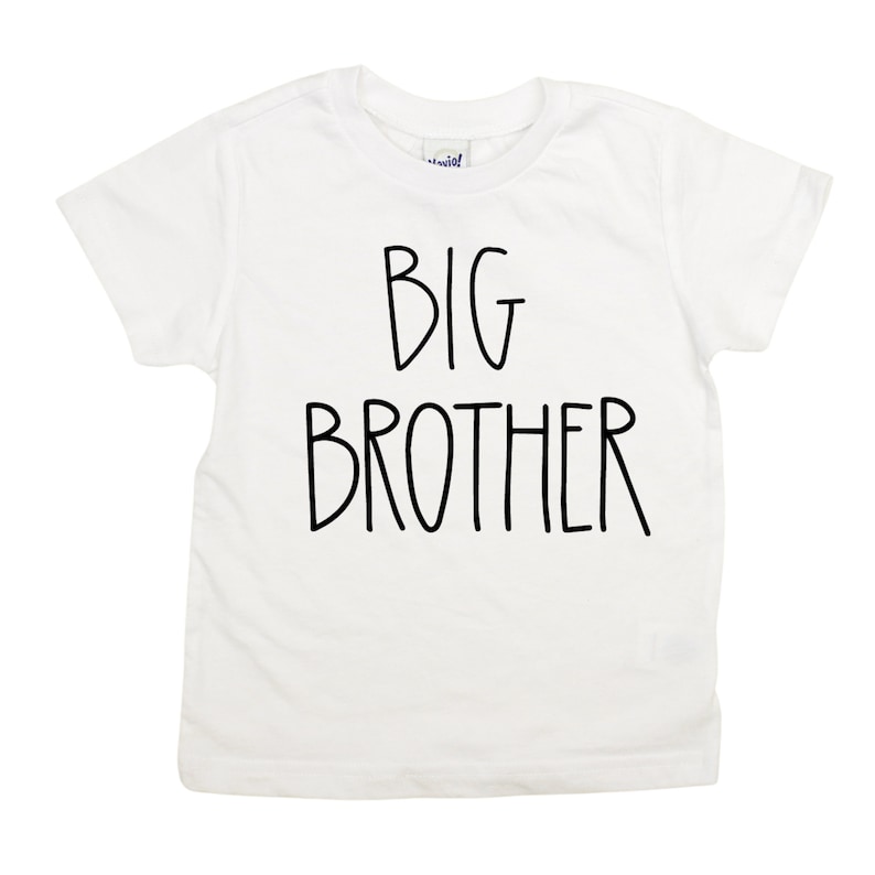 White Knit Big Brother T-Shirt main image 1