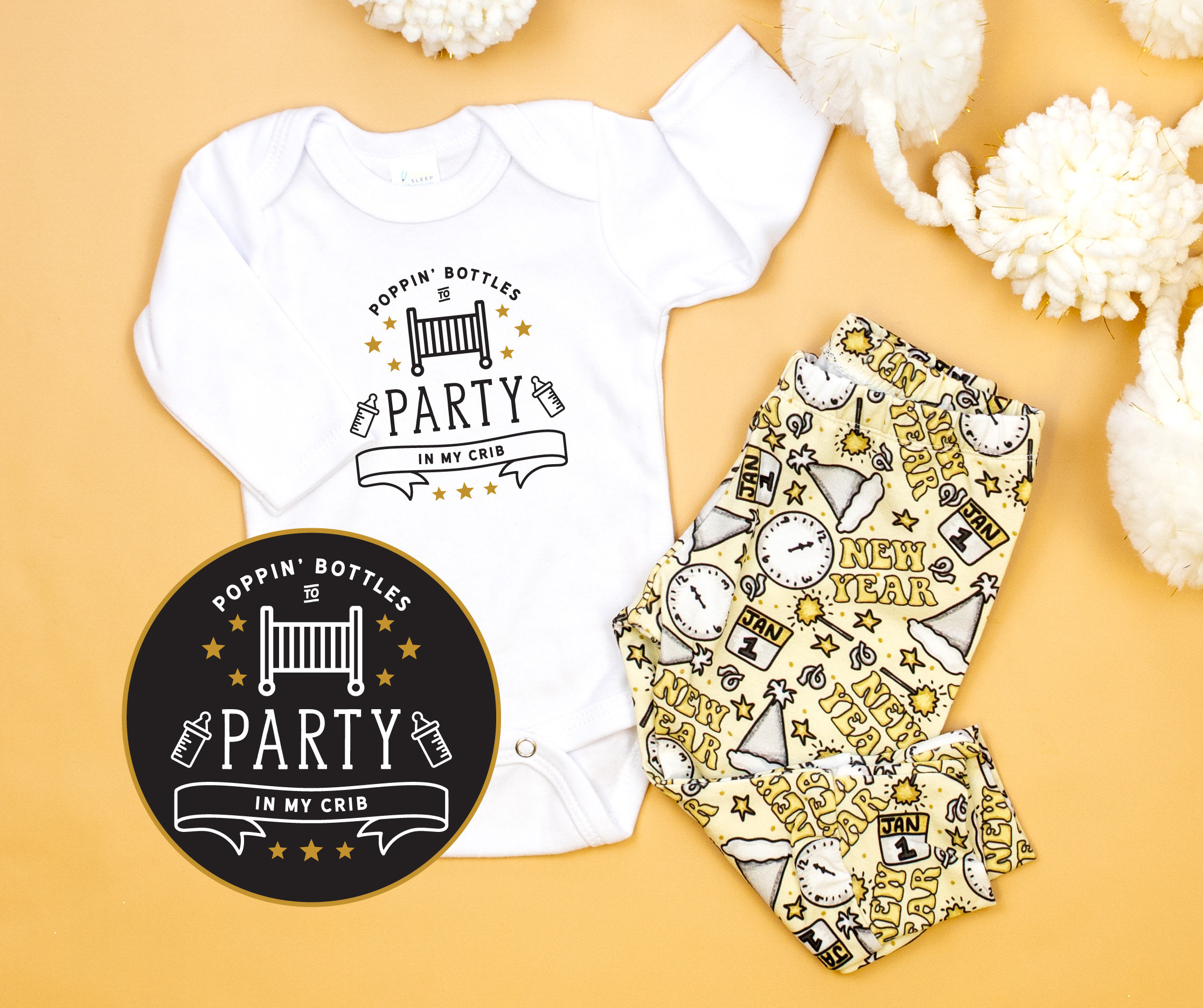 Newborn new shop years outfit