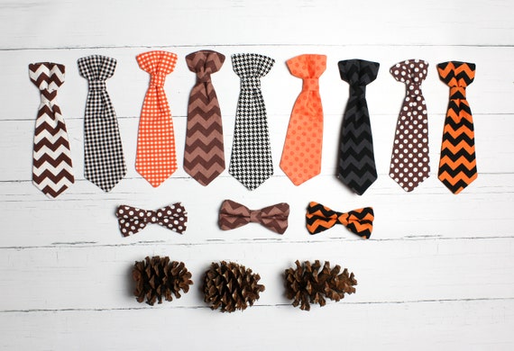 Super Clearance Sale! Extra discontinued HALLOWEEN baby tie. Cuddle Sleep Dream snap on tie, not a standalone bowtie or necktie. Newborn Il_570xn
