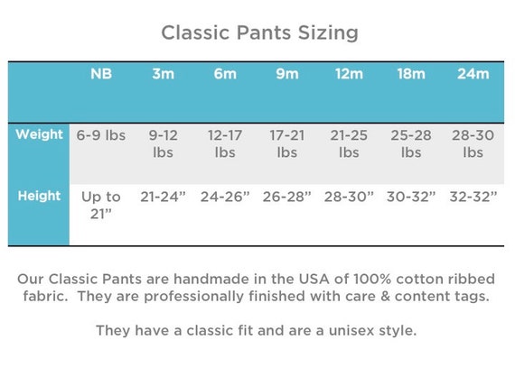 Size Charts  PETER JO  Natural Clothing