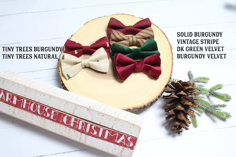 Bow tie Velvet Classic 1st Christmas Newborn Baby Boy Christmas Outfit Vintage Inspired Cardigan Set with Pants Dark Gray /& Burgundy