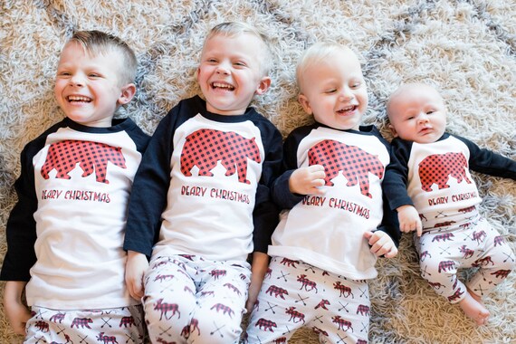 Newborn Boy Name. 1st First Christmas Moose Personalized Buffalo Plaid Cardigan and Jeans Baby Boy Christmas Outfit Baby Lumberjack