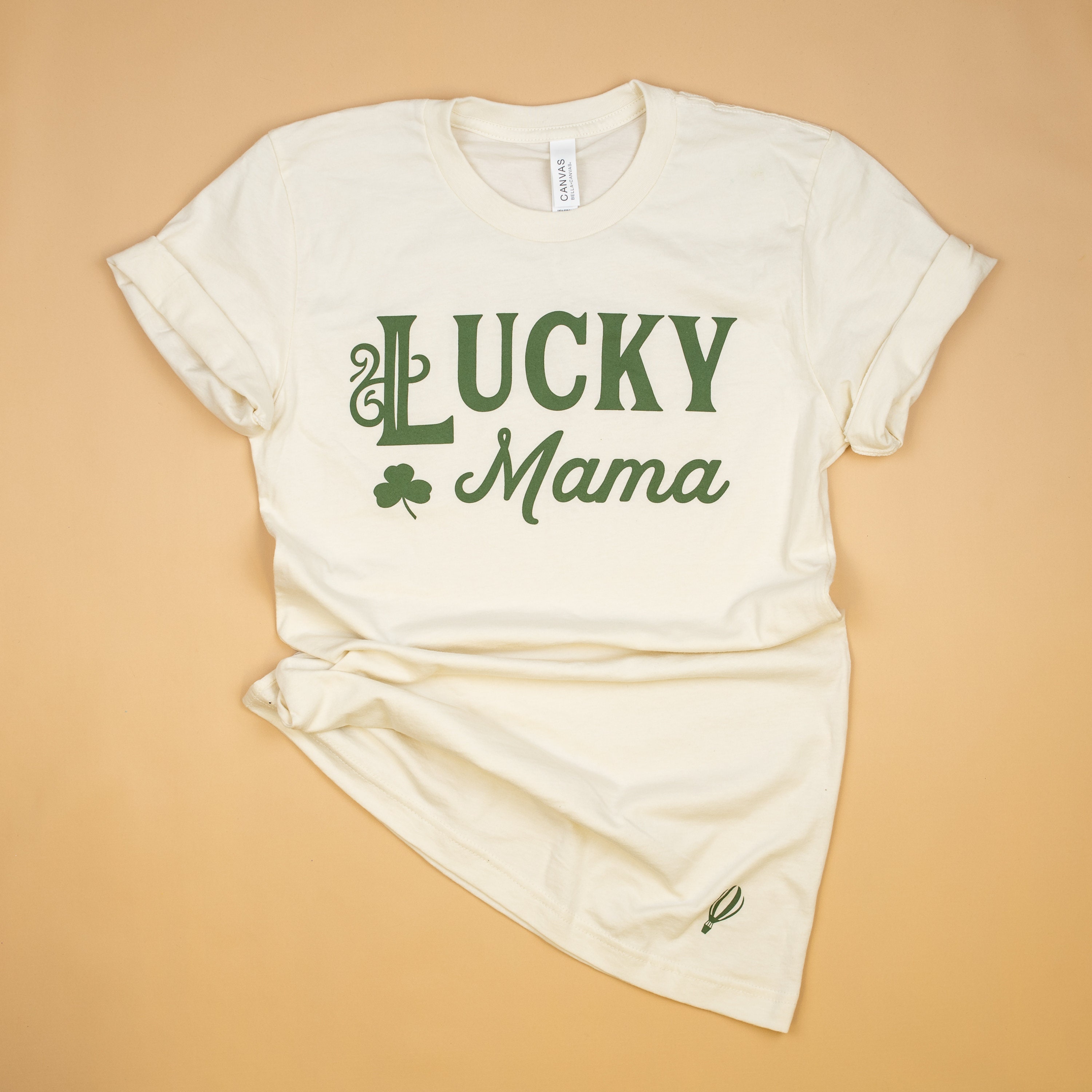 talla XL: Lucky Mama Shirt. Camisa 