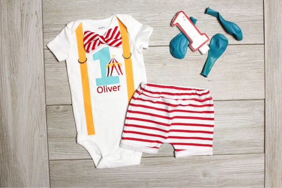 personalized baby boy first birthday outfit