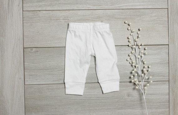 White Baby Pants Baptism Clothes Christening Pants Outfits Baby