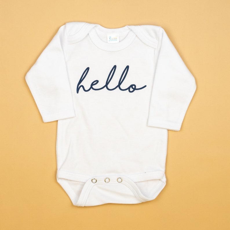 Newborn boy coming home outfit. Baby Boy coming home outfit. Go Home Outfit Baby boy. take home outfit newborn boy outfit. Hello Light Blue image 5