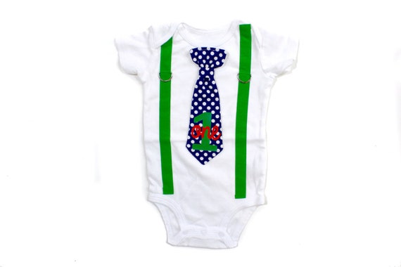 Navy and Green and Orange Baby Boy 1st Birthday Outfit. Cake Smash Tie Set for Boys. Cake Smash Outfit Blue and Kelly Green. Il_570xn