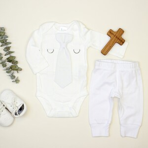 infant boy white pants