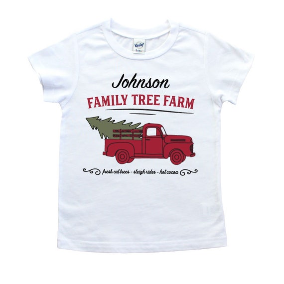 Toddler Boys Personalized Christmas Shirt. Red Christmas Truck Shirt. Christmas Graphic Tee. Vintage Red Farm Truck Shirt Name 2t 3t 4t 5t Il_570xn