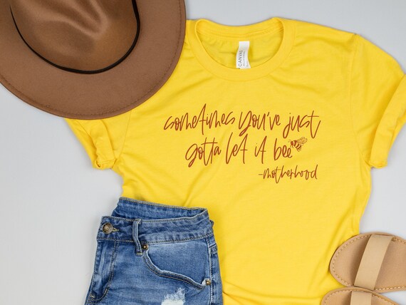 ONLY SMALL LEFt Motherhood Shirt. Mom Mother's Day Shirt. Bee Spring. Mama and Me. Mom Baby Coordinating. Yellow Graphic Tshirt Il_570xn