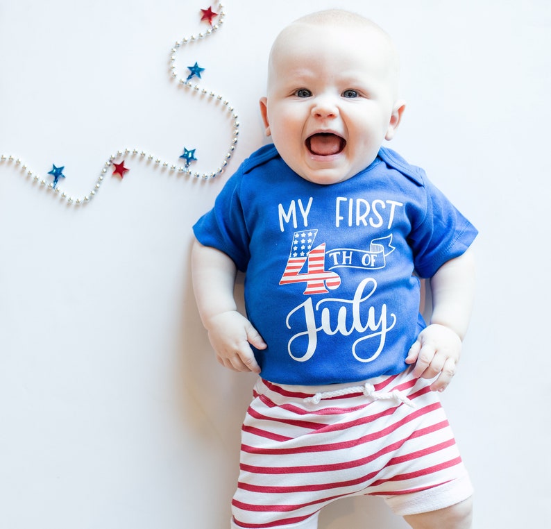 baby boy first 4th of july outfit