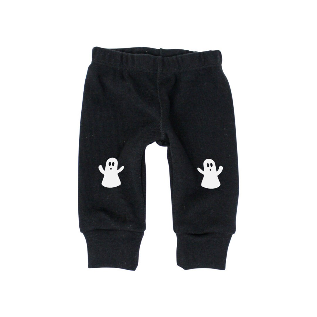 Halloween Pants. Ghost Pants. Knee Patch Pants. Joggers. Etsy