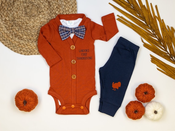 1st thanksgiving outfit boy sales