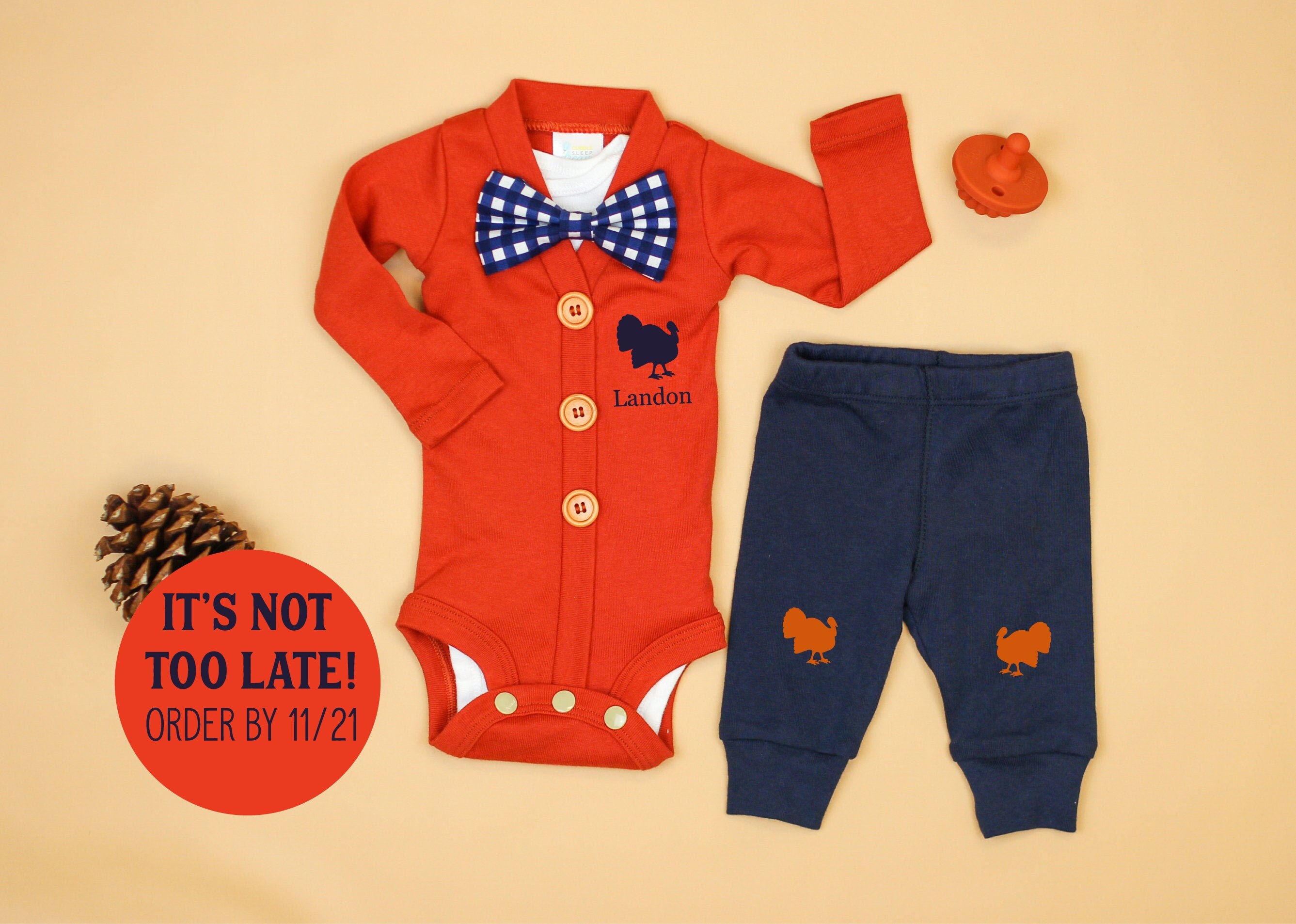cute baby boy thanksgiving outfits