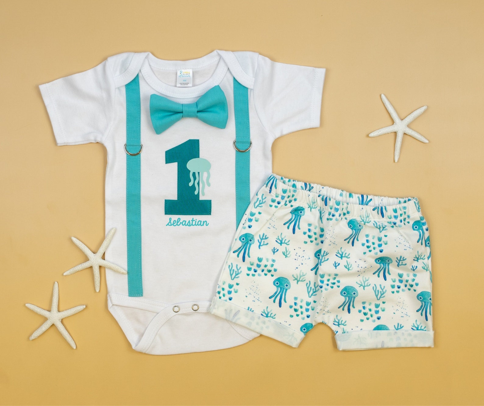 Under the Sea Birthday Outfit Boy. Summer Boy 1st Birthday Etsy