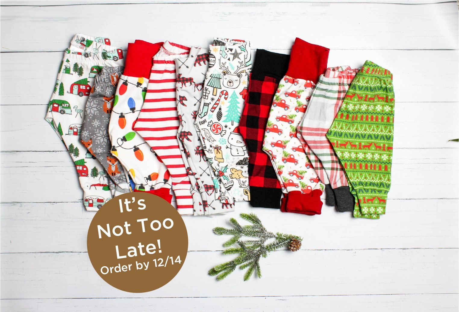 Christmas Leggings & Joggers. Baby boy Christmas Pants. Winter Etsy