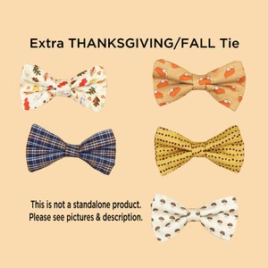 ADD ON. Extra Thanksgiving/Fall Tie or Bowtie for the Oh Snap outfits. image 1